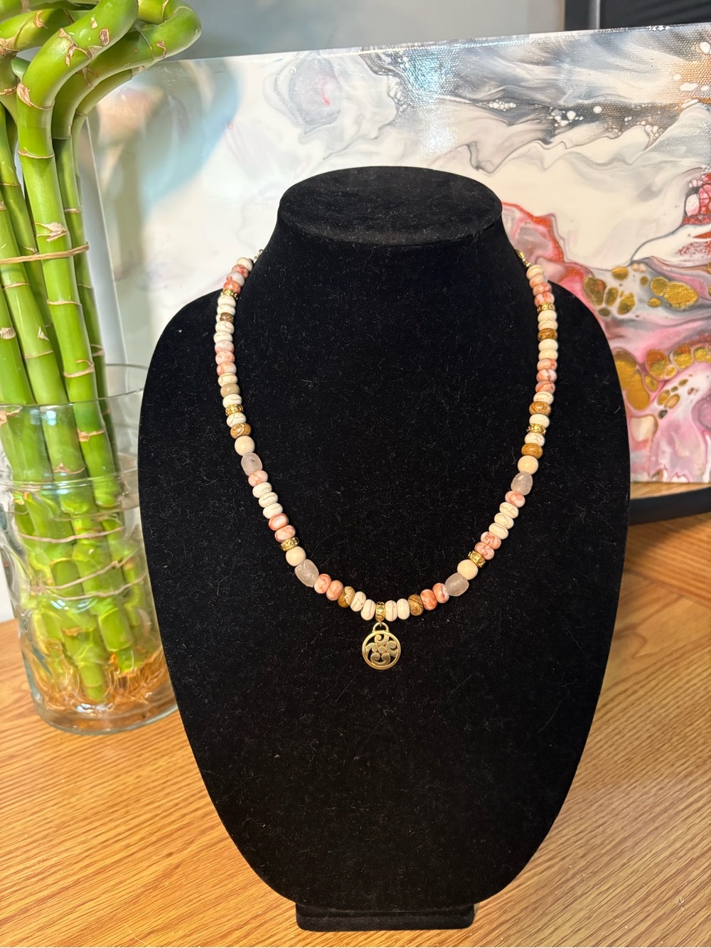 Brighton Necklace “Pink Beach’